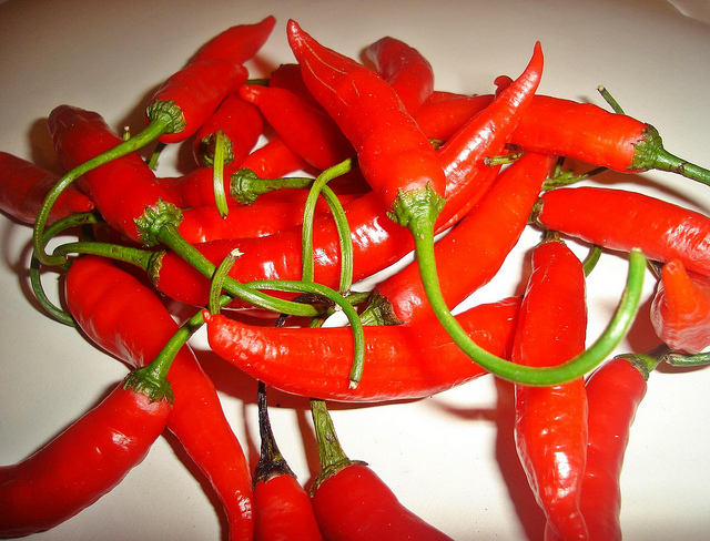 Le piment vert, rouge ou jaune dans les trucs et astuces