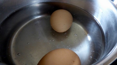 Cuisson de l'oeuf dur 